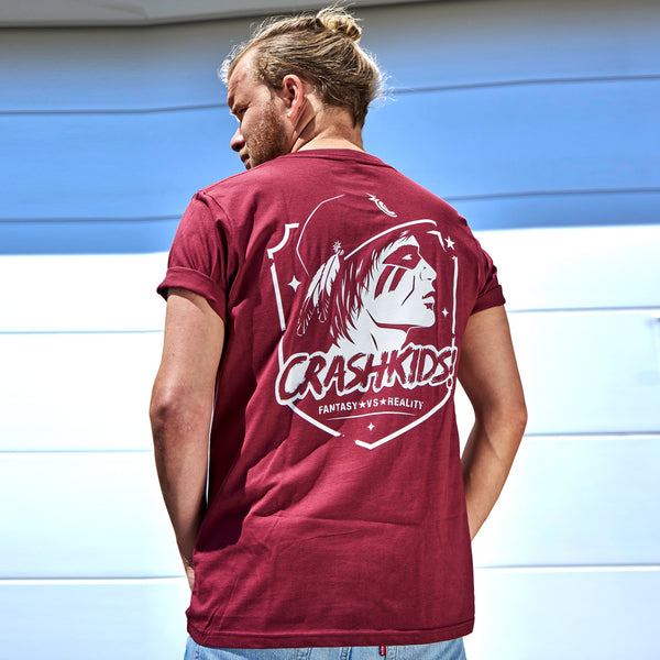 CRASHKIDS! T-Shirt: Unisex - burgundy
